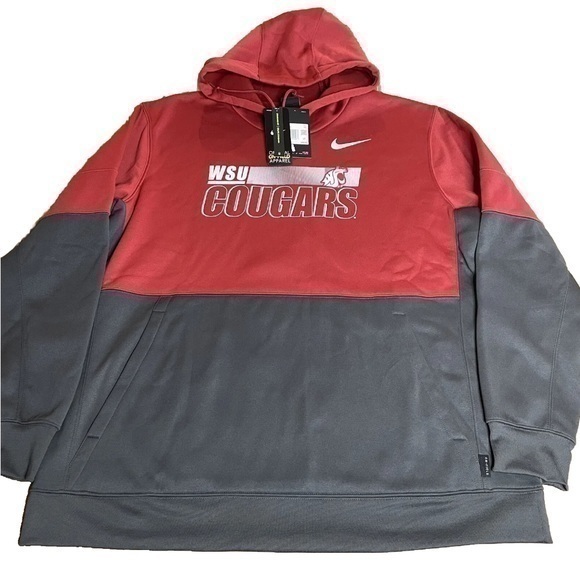 Nike Other - NWT Nike Dri-Fit Washington State Cougars Sideline On Field Hoodie WSU Men’s XXL